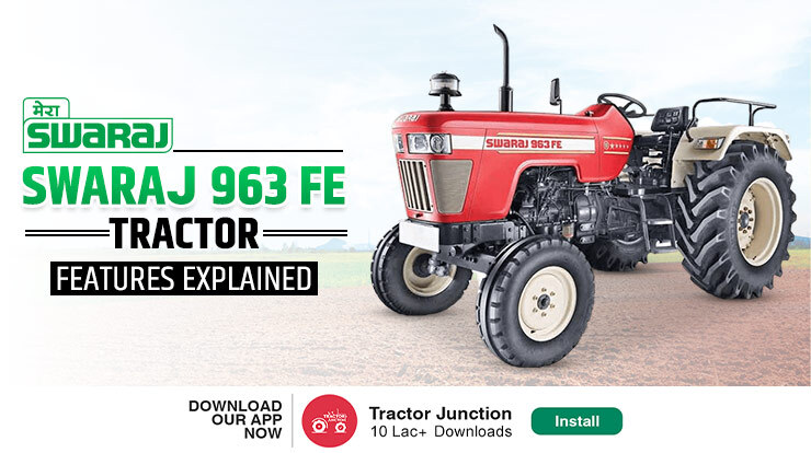 Tractor Guru - #Swaraj 963 FE ✓ 63 HP Engine ✓ Lift Capacity