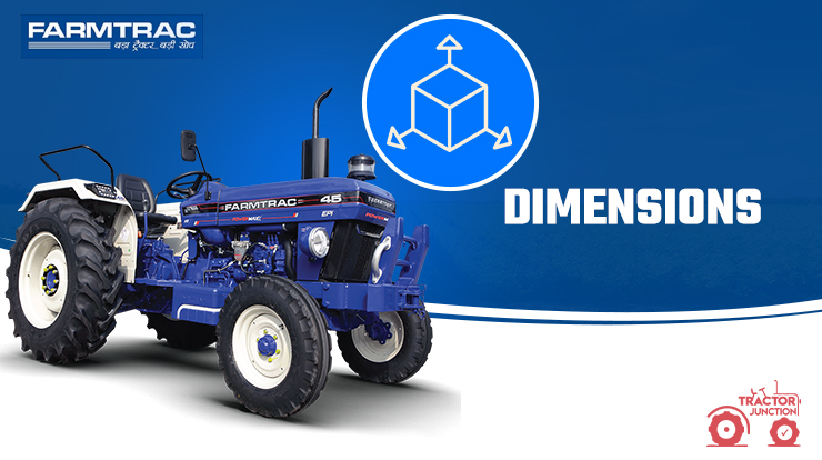 Farmtrac 45 Powermaxx Dimensions