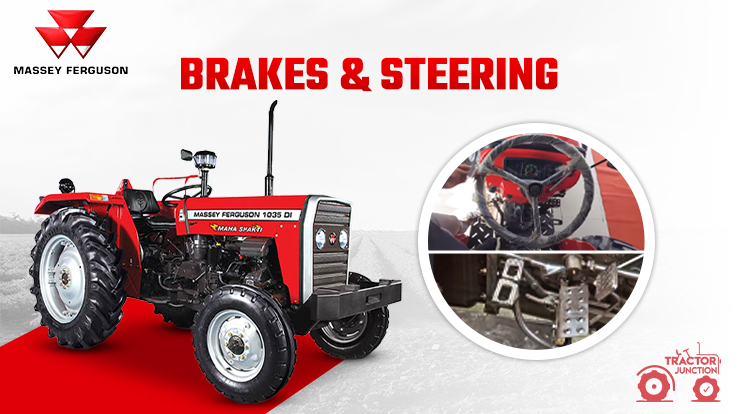 Massey Ferguson 1035 DI MAHA SHAKTI Brakes & Steering