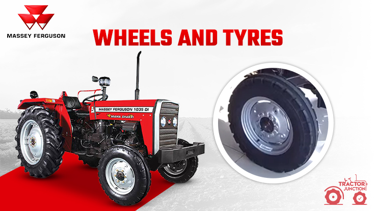 Massey Ferguson 1035 DI MAHA SHAKTI Wheels and Tyres