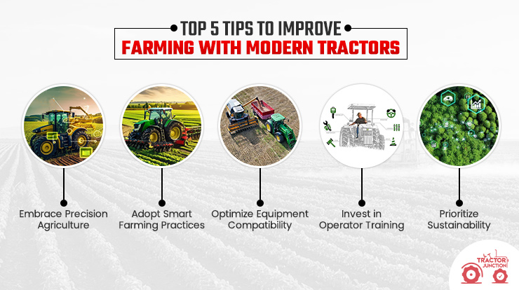 Top 5 tips to improve farming with modern tractors