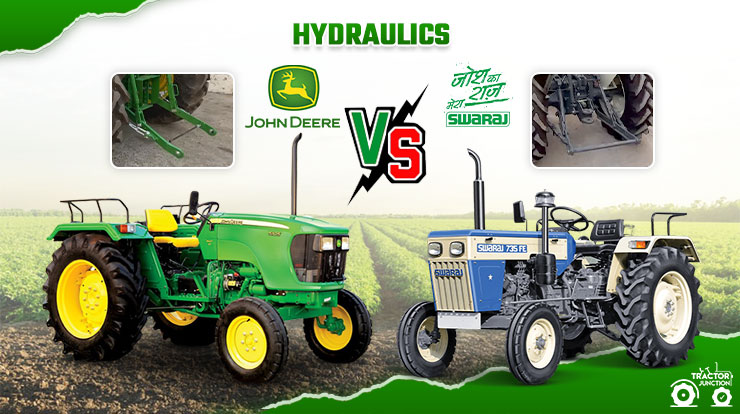 Hydraulics - John Deere 5105 vs Swaraj 735 FE