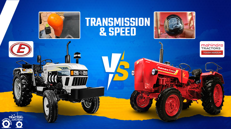 Transmission Comparison of Mahindra 575 DI and Eicher 485