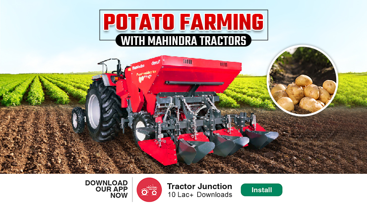 Potato Farming With Mahindra Tractor In India